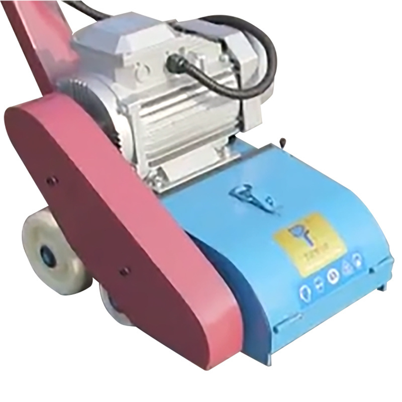 IMPA No.590409 Hand Push Deck Derusting Machine TD-120E Chain Impact Type Rust bit Electric Scaling Machines sets