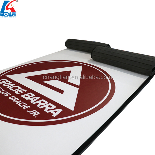 roll out mat de mma smooth jiu jitsu mats/ white bjj roll judo tatami mats