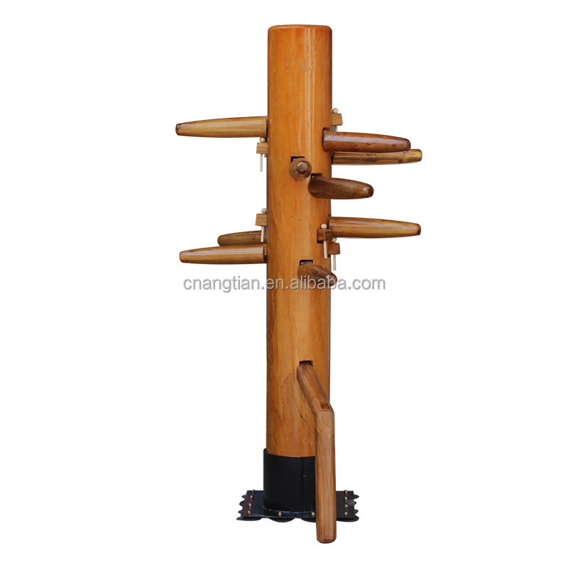 Freestanding kung fu Wing Chun wooden dummy martial arts training equipment