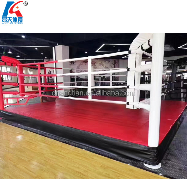 ANGTIAN custom pro winning outdoor fighting thai Sanda mma boxing ring for kickboxing wrestling