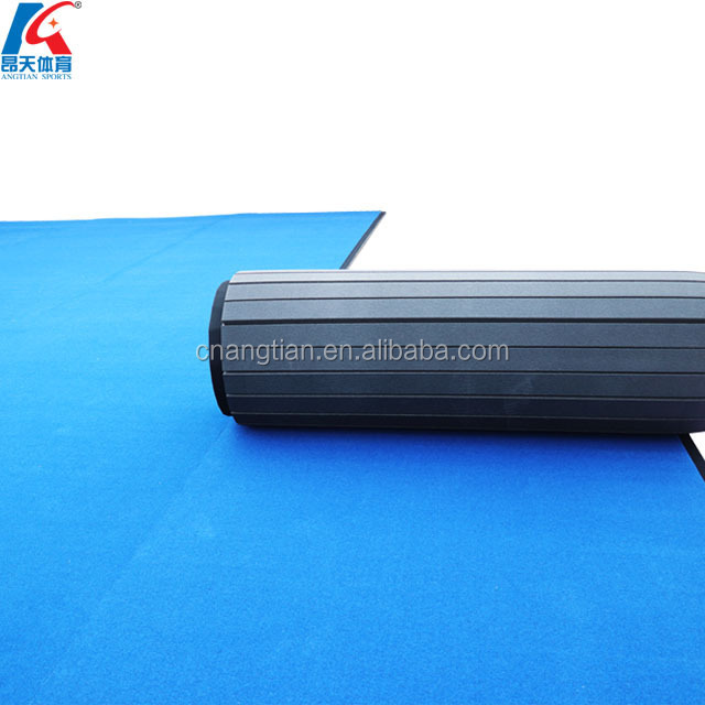 used rhythmic floor rolled up folding gymnastics mats cheerleading mats for sale