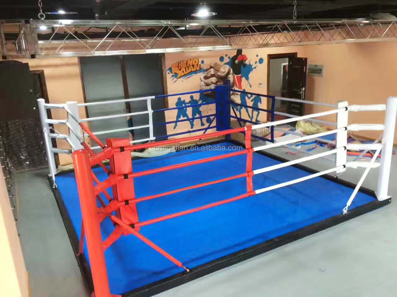 factory wholesale international standard competition customize boxing used wrestling ring for sale