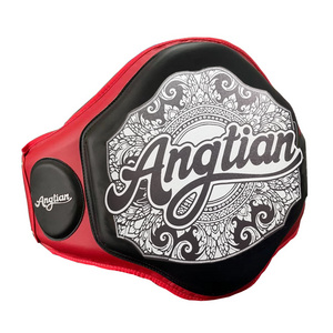 Angtian factory custom logo leather belly pads body protector for boxing muay thai mma