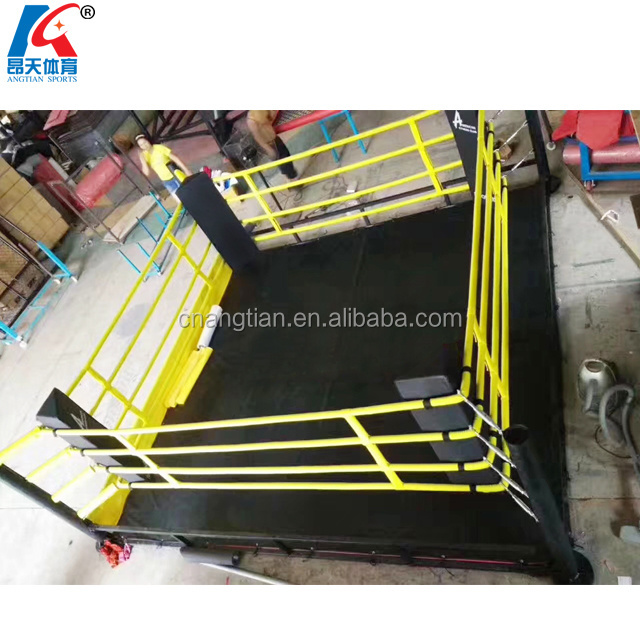 ANGTIAN custom pro winning outdoor fighting thai Sanda mma boxing ring for kickboxing wrestling