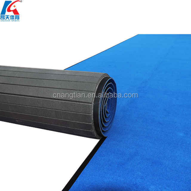 used rhythmic floor rolled up folding gymnastics mats cheerleading mats for sale