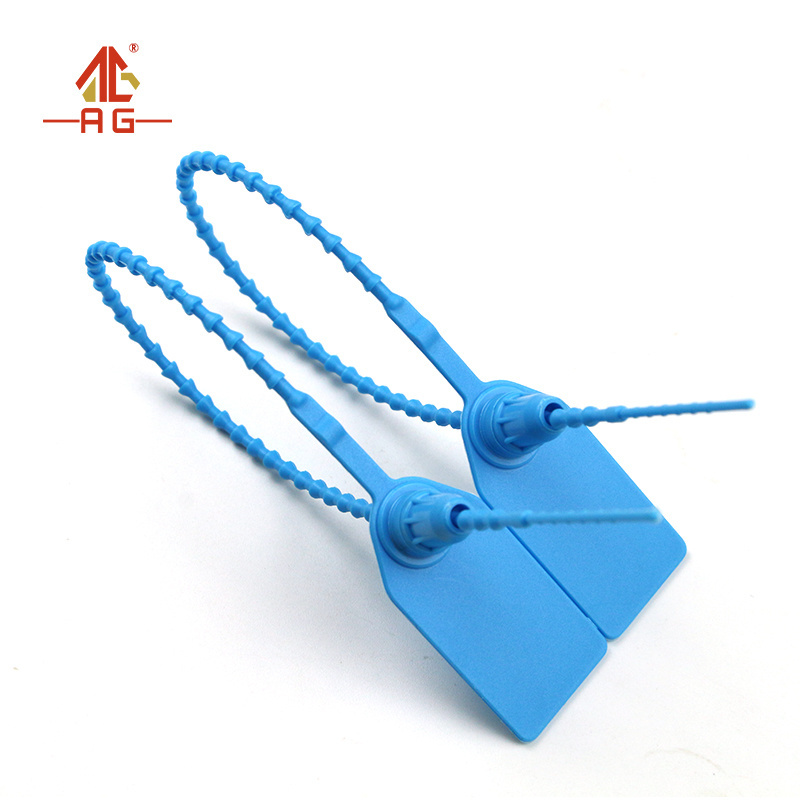 Z025 Beaded Plastic Seal Tamper Evident Sealing Zip Tie Rope Strip for clothes and shoes