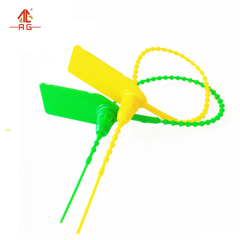 Z025 Beaded Plastic Seal Tamper Evident Sealing Zip Tie Rope Strip for clothes and shoes