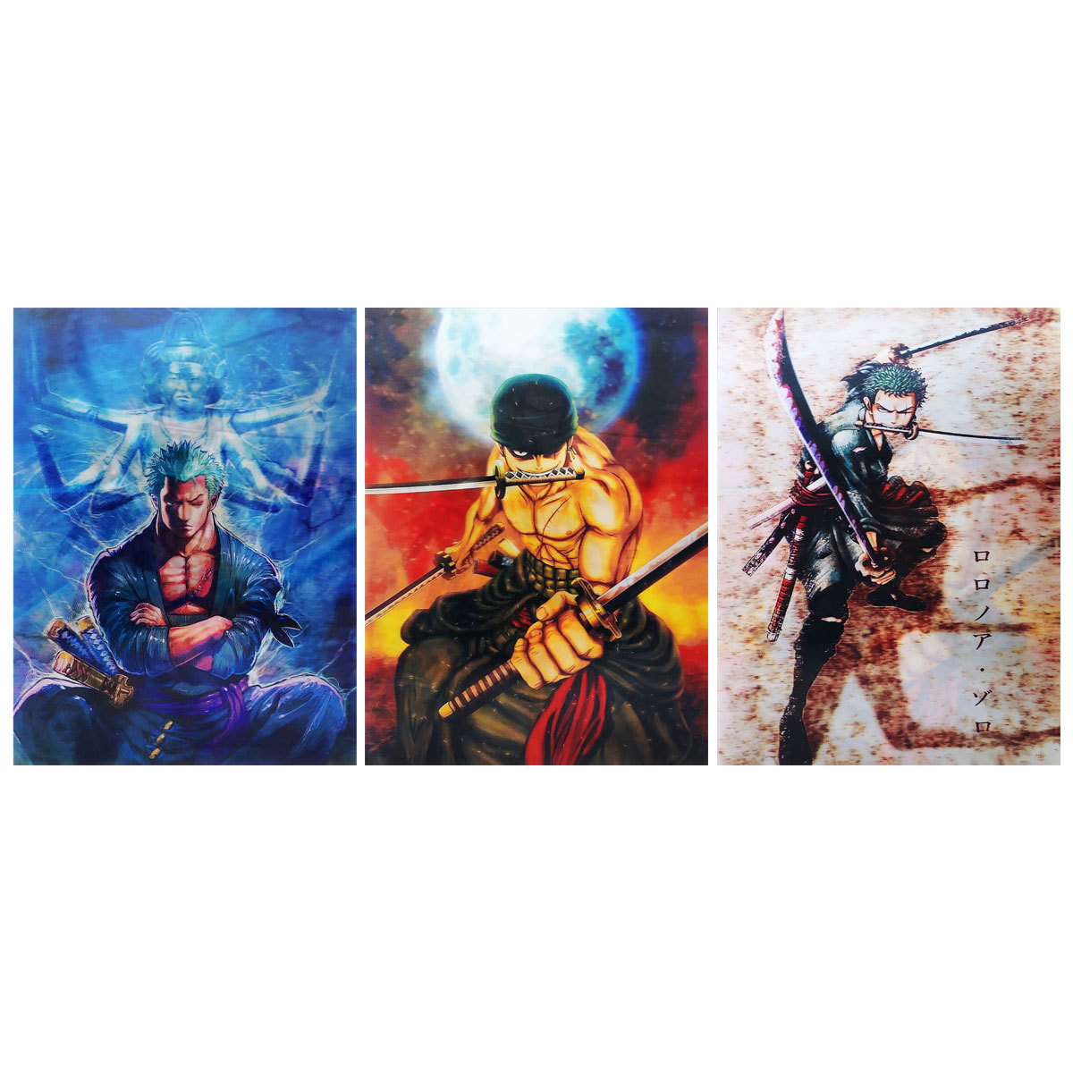 Wholesale Anime 3D Poster Lenticular Poster Wall Decor 3D Print Changing Picture Anime Poster