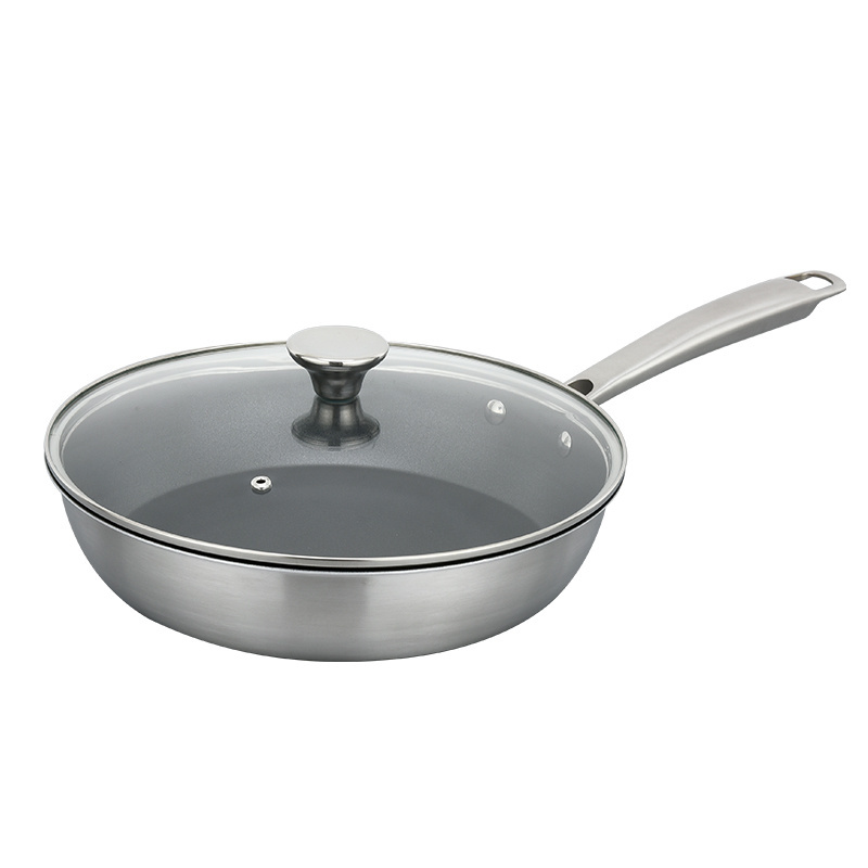 Durable Cookware Set Stainless Steel Fry Pan With Nonstick