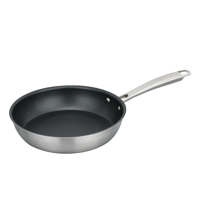 Durable Cookware Set Stainless Steel Fry Pan With Nonstick