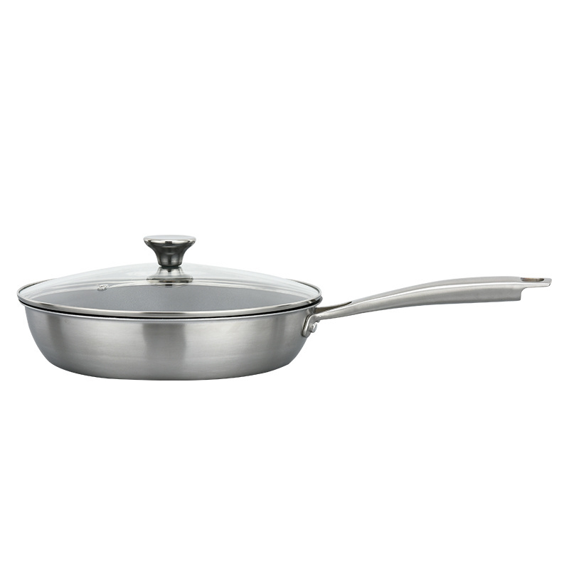 Durable Cookware Set Stainless Steel Fry Pan With Nonstick