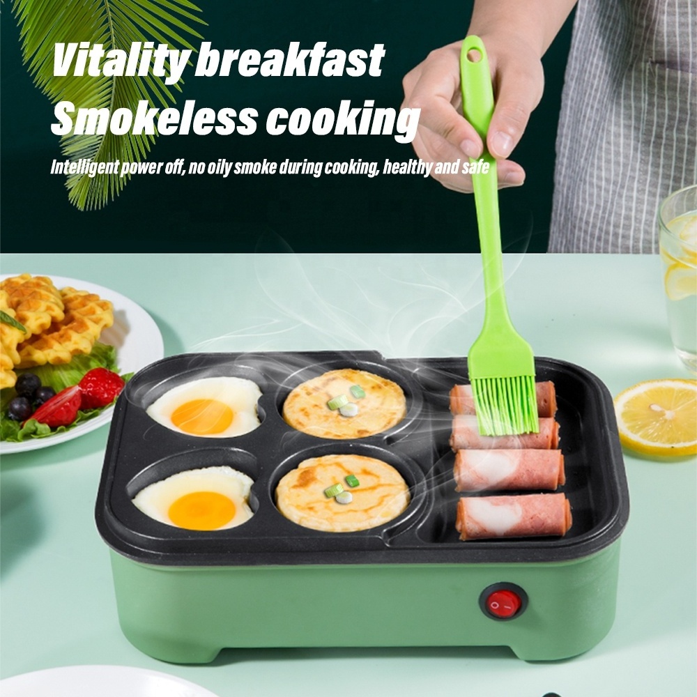 Multi-function omelette pan 1360W smoke-free multi-lattice Various types of octopus balls electric fry cooker pot