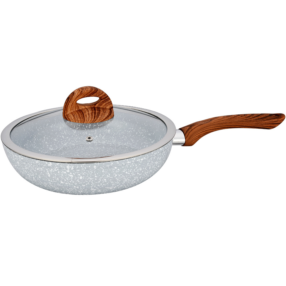 Kitchen cooking pot With Wooden Handle non stick cooking pot cookware sets Ceramic Cookware Sets