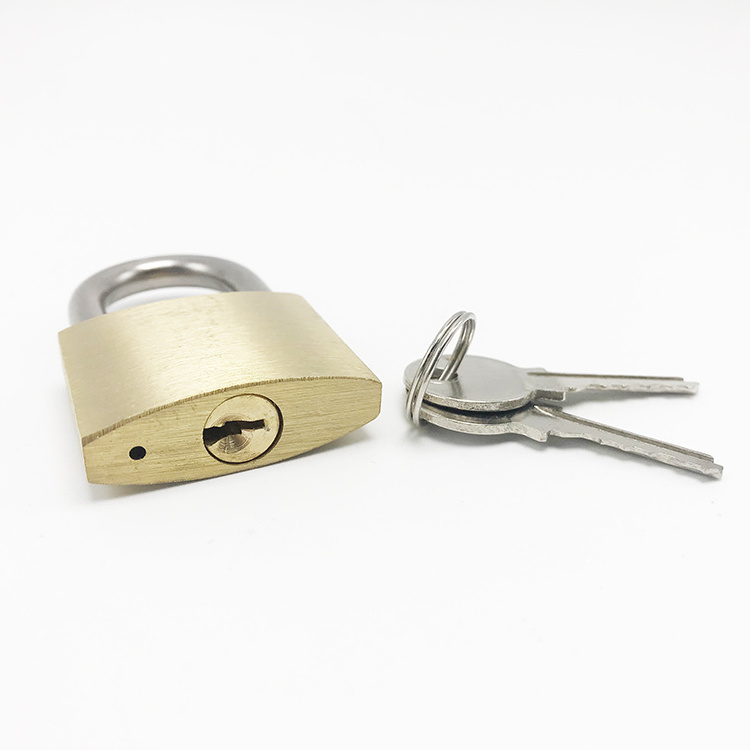 ANLI 30mm security best brand custom brass padlock supplier pad lock wholesale small padlocks and keys in bulk with keys