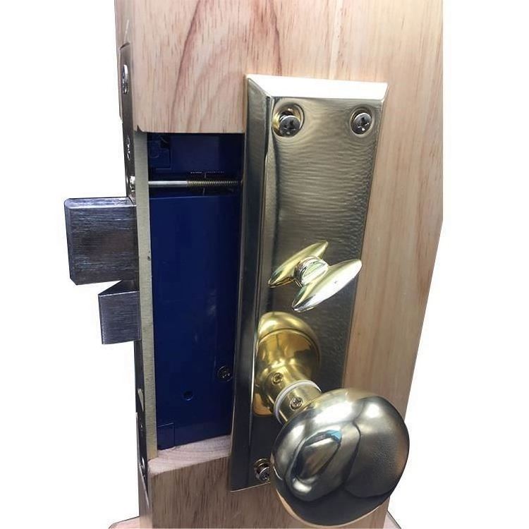 ANLI High quality manual security european style door  wooden double swinging door lock