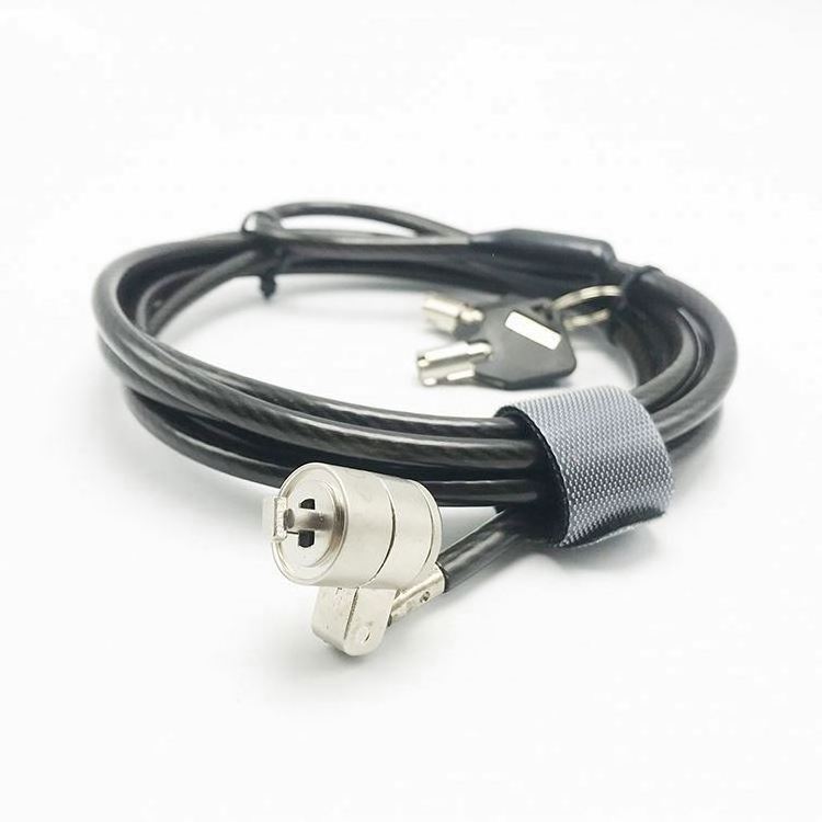 ANLI desktop/laptop security cable with key chain combination lock