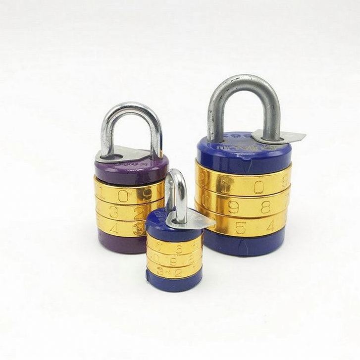 ANLI Good price 5 padlocks keyed alike digit combination padlock