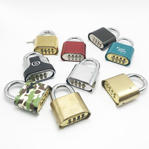 ANLI Factory directly rubber cover safety combination padlock for luggage