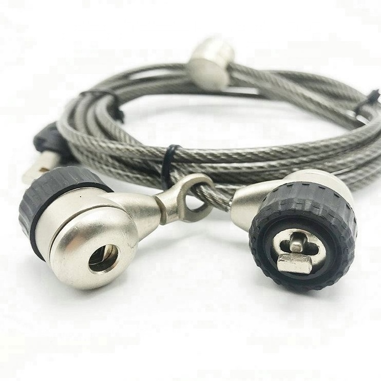 ANLI Classic wire rope with plastic coating travel combination cable luggage s steel computer lock