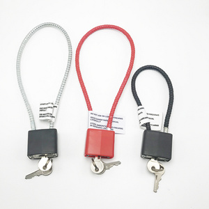 ANLI high safety cable trigger lock cable padlock lock for safe