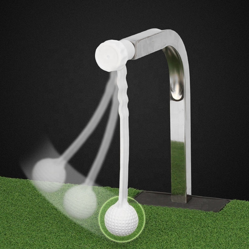 OEM LOGO indoor automatic return golf swing training 360 degree rotation for golf exerciser practice