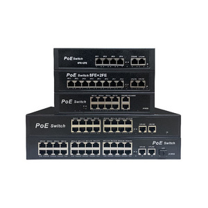 Factory gigabit unmanage network switch 4,8,16,24 port  POE Switch for Camera TV PC