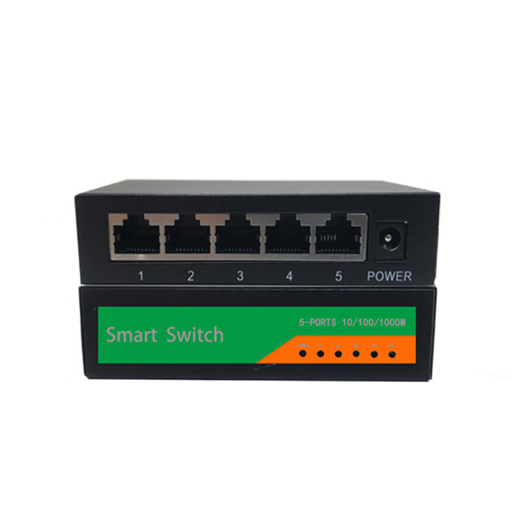 Plastic ethernet switch 5 port 10/100M  desktop gigabit ethernet unmanaged network switches