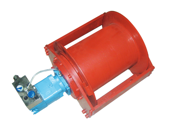 Hydraulic Mini Tractor Dredger Anchor Winch for Lifting and Towing Can Be Customized Sold with Wire Ropes