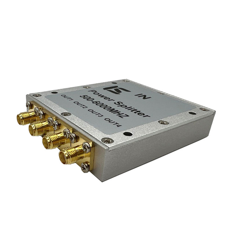 Factory Source 5.8G Power Splitter GPS Passive Power Splitter 2.4 Combiner One To Four 0.5-6Ghz Power Divider