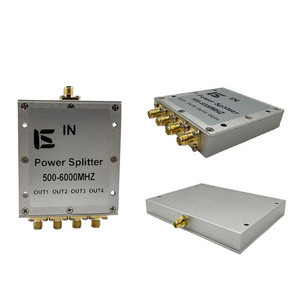 Factory Source 5.8G Power Splitter GPS Passive Power Splitter 2.4 Combiner One To Four 0.5-6Ghz Power Divider