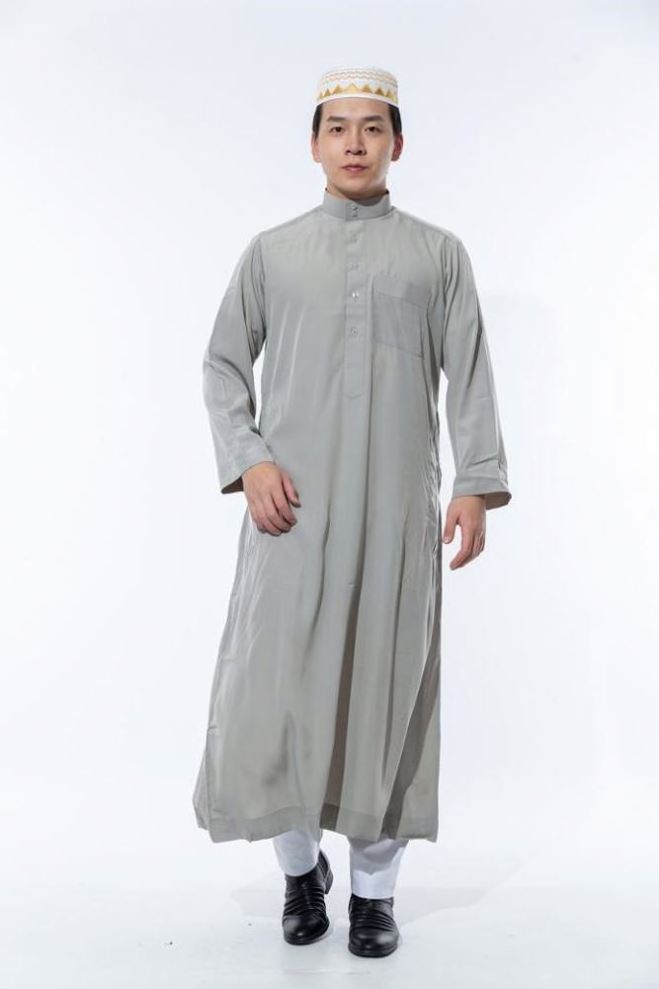 Men's Thobe's ,Saudi Daffah Thobes Arabian Robes Of Muslim Clothing,Mens Thawb Top Velvet Daffah Thobe