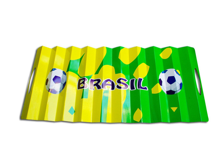 Football match Promotional folding paper banner fan clapper