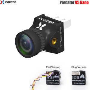 Foxeer Predator V5 Nano full Case Racing FPV 1000TVL Camera Switchable Super WDR OSD 4ms Latency Upgraded for FPV RC Drone