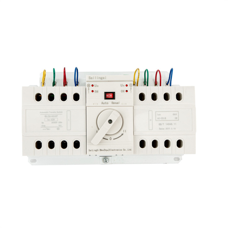 AD Single Generator Changeover Switch 3 Phase Ats Controller Dual Power Manual Automatic Transfer Switch For Generator