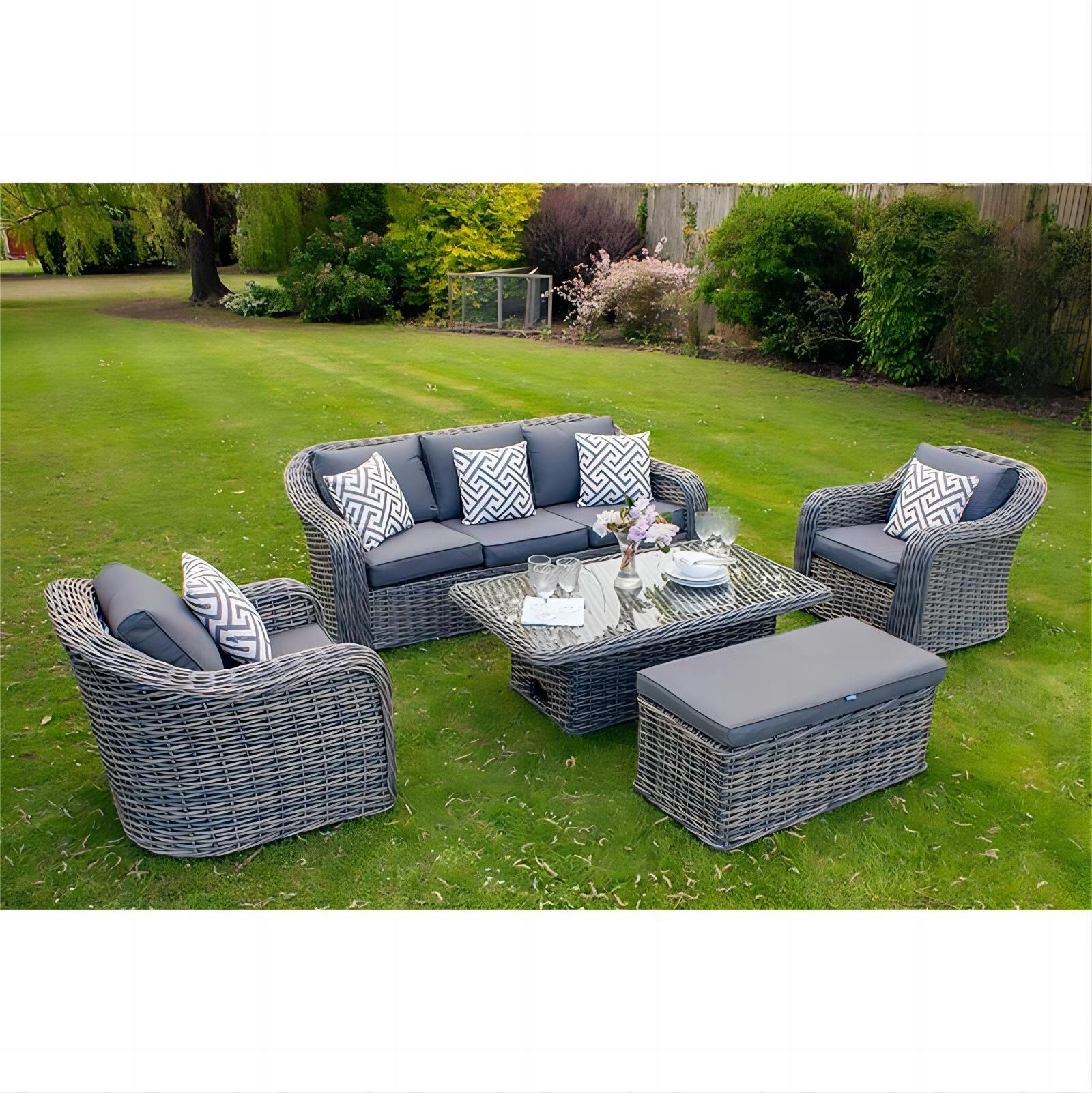 Rattan Garden Sofa Set Outdoor Garden Furniture Exclusive Quality Wholesale Garden set with bench