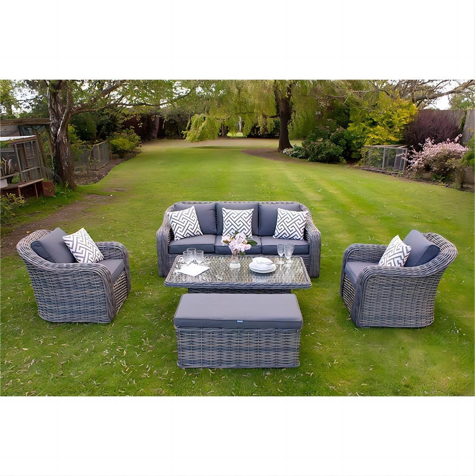 Rattan Garden Sofa Set Outdoor Garden Furniture Exclusive Quality Wholesale Garden set with bench