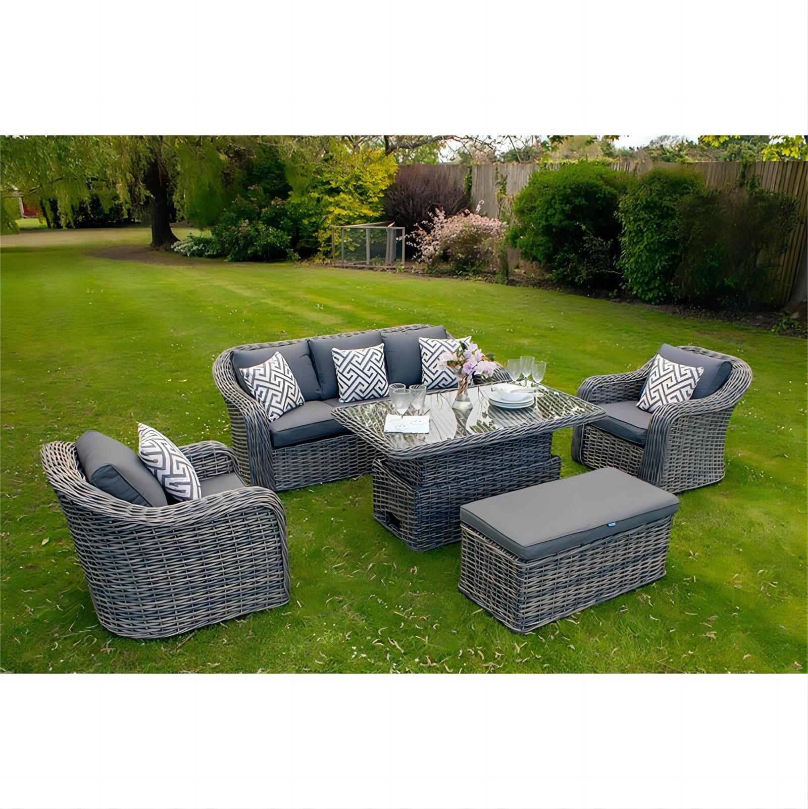 Rattan Garden Sofa Set Outdoor Garden Furniture Exclusive Quality Wholesale Garden set with bench