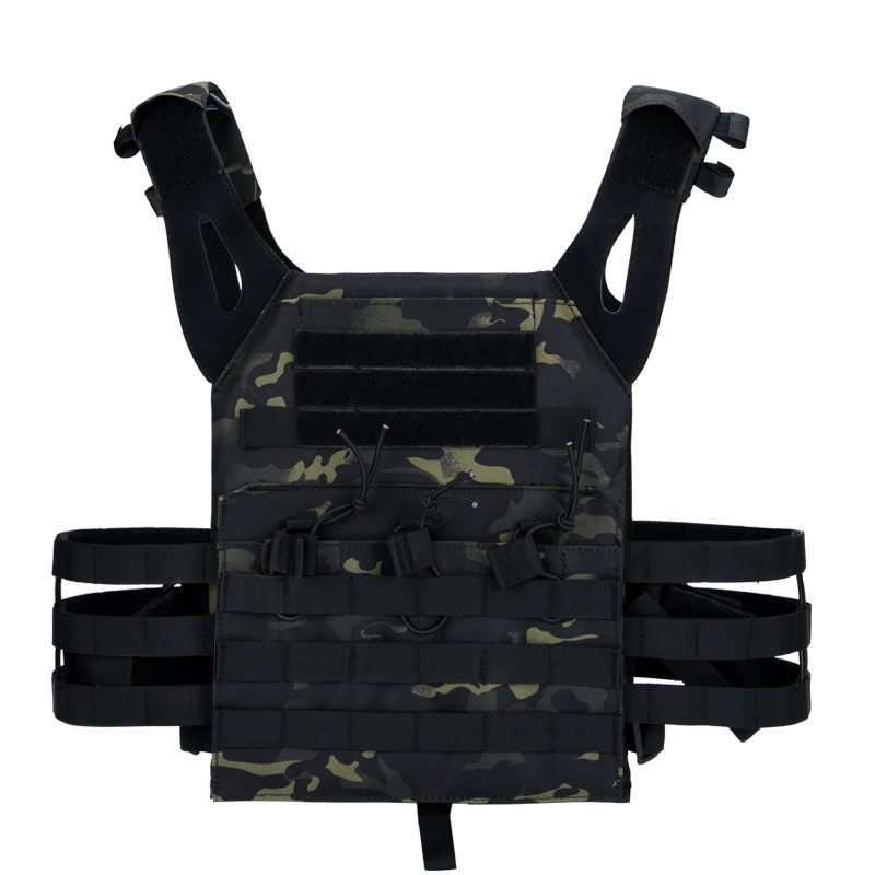 New Arrival Camouflage Tactical Vest Outdoor Sports CS Combat Carrier Vest Waterproof Oxford Stab Proof Tactical Vest