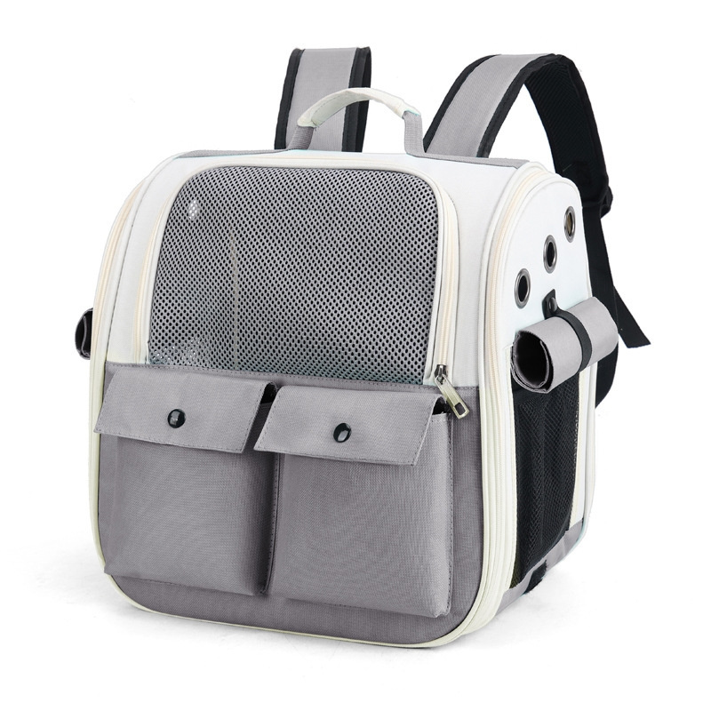 Fashion Breathable Portable Fold Outdoor Big Capacity Cat Dog Pet Carrier Bag Backpack