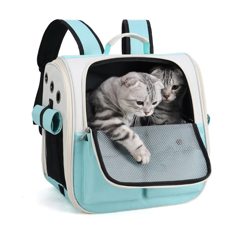 Fashion Breathable Portable Fold Outdoor Big Capacity Cat Dog Pet Carrier Bag Backpack