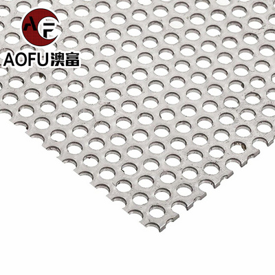 Stainless steel 304/316L round hole perforated metal sheet/decorative metal perforated sheets