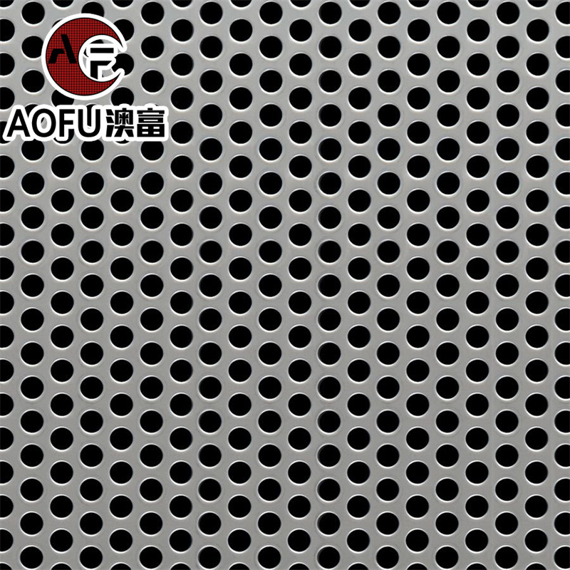 Stainless steel 304/316L round hole perforated metal sheet/decorative metal perforated sheets