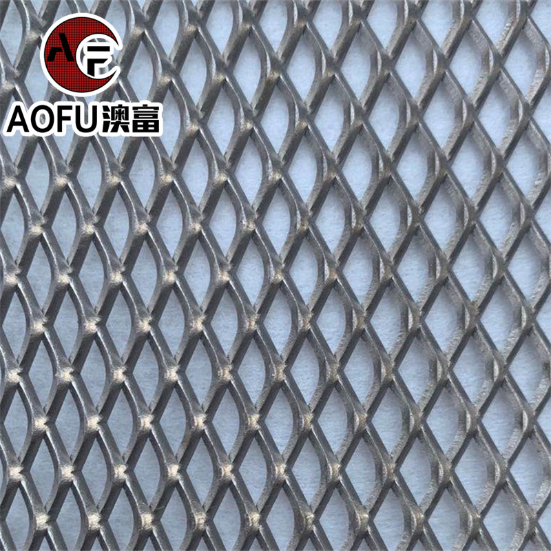 Security Perforated Expanded Metal Mesh Door Expanded Metal Mesh For Trailer Flooring For BBQ Grill Mesh