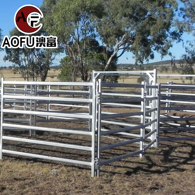 Hot Selling USA 12 ft Heavy duty Livestock Heavy Duty Livestock heavy duty portable galvanized farm cattle yard panel