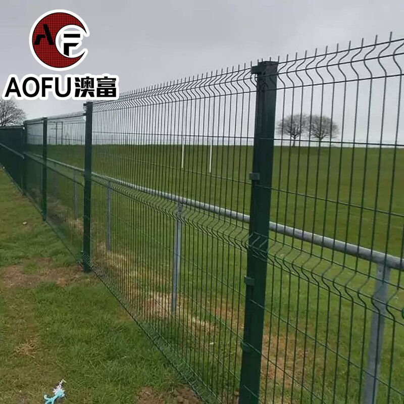 3D  Panel Metal Galvanized Steel Fencing Panels Welded Wire Mesh Garden Fence Residential Garden  3d Security  Garden  fence