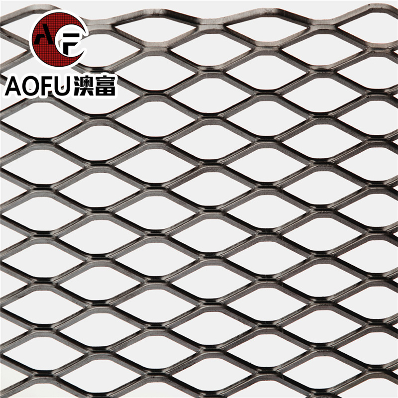 Security Perforated Expanded Metal Mesh Door Expanded Metal Mesh For Trailer Flooring For BBQ Grill Mesh