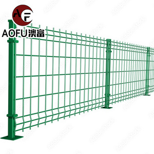 pre-fab concrete fencing 3d wall garden fence panels 3d curved netting 3d wire mesh garden black powder coated fence