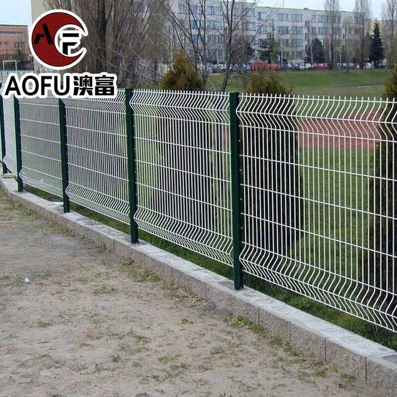 3D  Panel Metal Galvanized Steel Fencing Panels Welded Wire Mesh Garden Fence Residential Garden  3d Security  Garden  fence