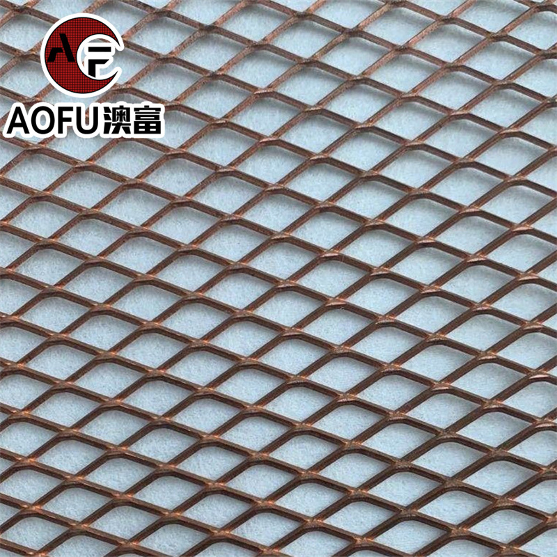 Security Perforated Expanded Metal Mesh Door Expanded Metal Mesh For Trailer Flooring For BBQ Grill Mesh