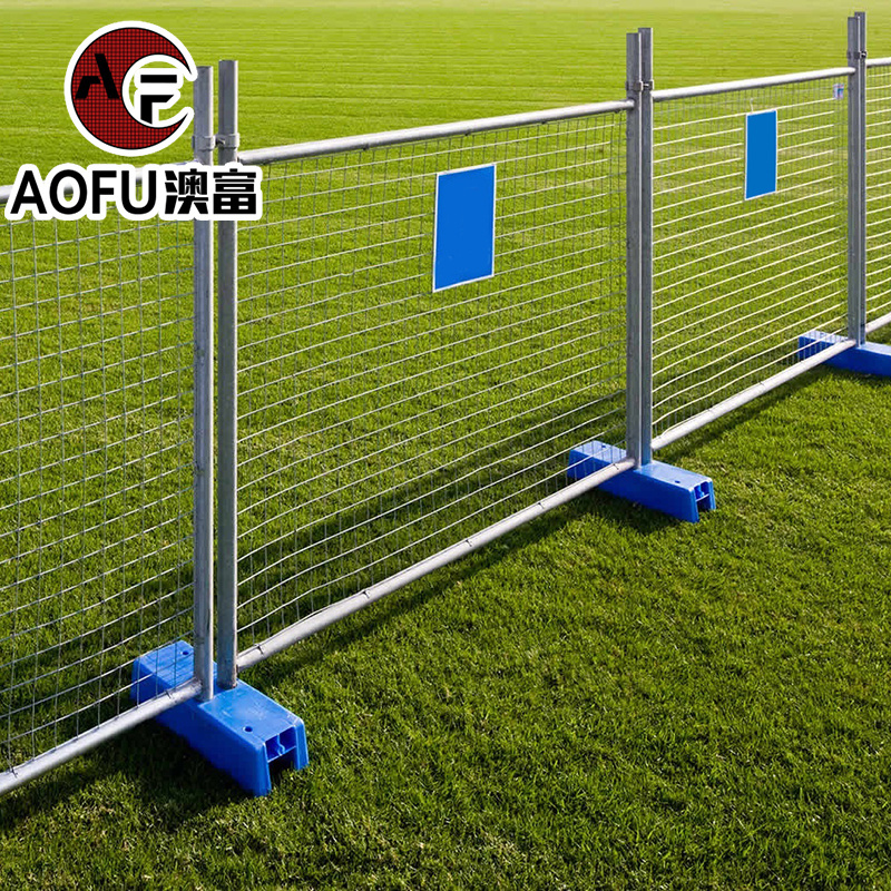 Portable removable 6x12 temp metal fencing mesh Australian Temporary Construction Fence Panels for Sale